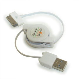 Retractable USB Cable,  Data Cord Charge and Sync  Charger Power Wire  - AWC58 2243-2