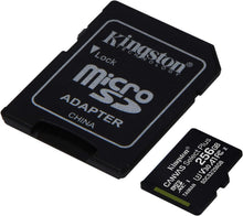 Load image into Gallery viewer, 256GB Memory Card, Class 10 MicroSD High Speed Kingston - AWV36