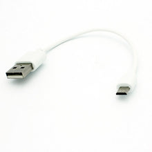 Load image into Gallery viewer, Short USB Cable, Power Cord Charger MicroUSB - AWC25