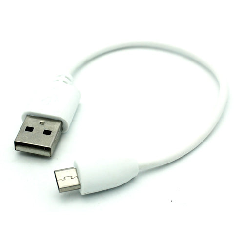 Short USB Cable, Power Cord Charger MicroUSB - AWC25