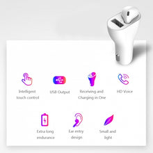 Load image into Gallery viewer, Wireless Earphone, Single Earbud Headphone Mono Headset Docking Car Charger - AWL89