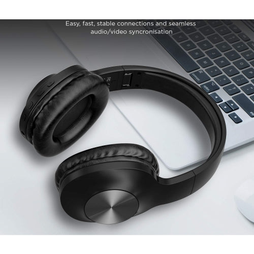 Wireless Headphones, Hands-free w Mic Headset Foldable - AWL82