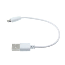 Load image into Gallery viewer, Short USB Cable, Power Cord Charger MicroUSB - AWC25