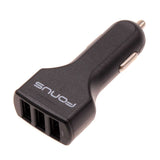 Car Charger, DC Socket 4.8A 3-Port USB 36W - AWK62