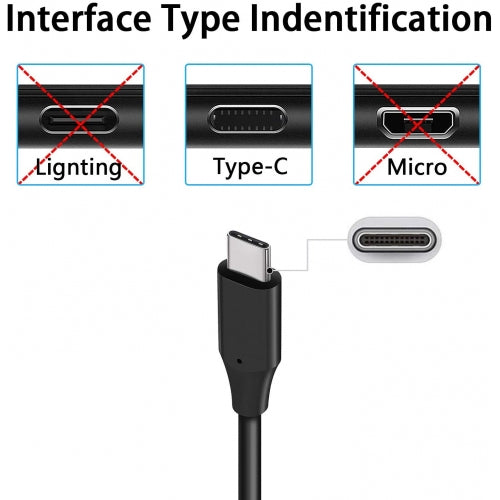 3ft PD USB-C Cable, Wire Power Fast Charger Type-C - AWE36