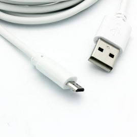 10ft USB Cable, Wire Power Charger Cord MicroUSB - AWG92