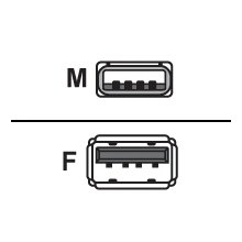 Short USB Cable, Cord Charger MicroUSB 1ft - AWM88