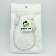 Load image into Gallery viewer, Short USB Cable, Power Cord Charger MicroUSB - AWC25