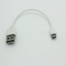 Load image into Gallery viewer, Short USB Cable, Power Cord Charger MicroUSB - AWC25