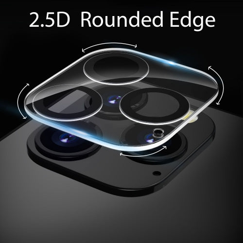 Camera Lens Protector, Curved Edge 3D 9H Hardness Tempered Glass - AWF23
