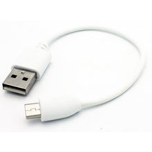 Load image into Gallery viewer, Short USB Cable, Power Cord Charger MicroUSB - AWC25
