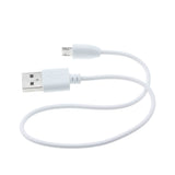 Short USB Cable, Cord Charger MicroUSB 1ft - AWM91
