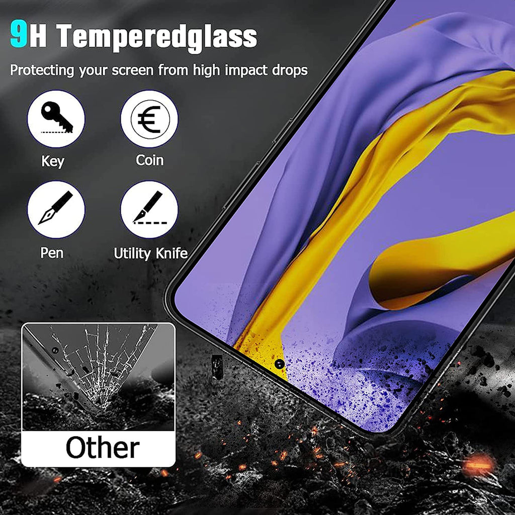 Screen Protector, 9H Hardness (Fingerprint Unlock) Full Cover Tempered Glass - AWY96