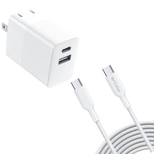 Load image into Gallery viewer, 38W PD Home Charger , Power Cord USB-C 6ft Long Cable Fast Type-C - AWG87