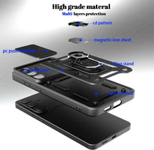 Load image into Gallery viewer, Hybrid Case Cover,  Shockproof Kickstand Lens Protects Metal Ring  - AWXW59 2395-2