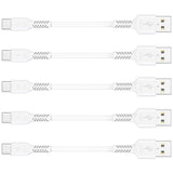 5 Pack 4 inch USB-C Cables, Data Sync Power Wire TYPE-C Cord Fast Charge - AWXW195