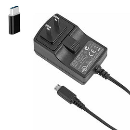 Home Wall Charger with USB-C Adapter,  Micro-USB to USB-C Adapter Type-C Power Adapter 6ft Long Cable  - AWA53+USB-C 2136-1