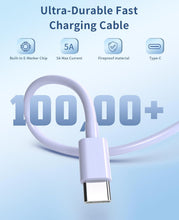 Load image into Gallery viewer, Purple 2 Pack 25W Fast Home Charger,  Power Quick 2 Pack 6ft USB-C Cable PD Type-C  - AWXW189 2538-4