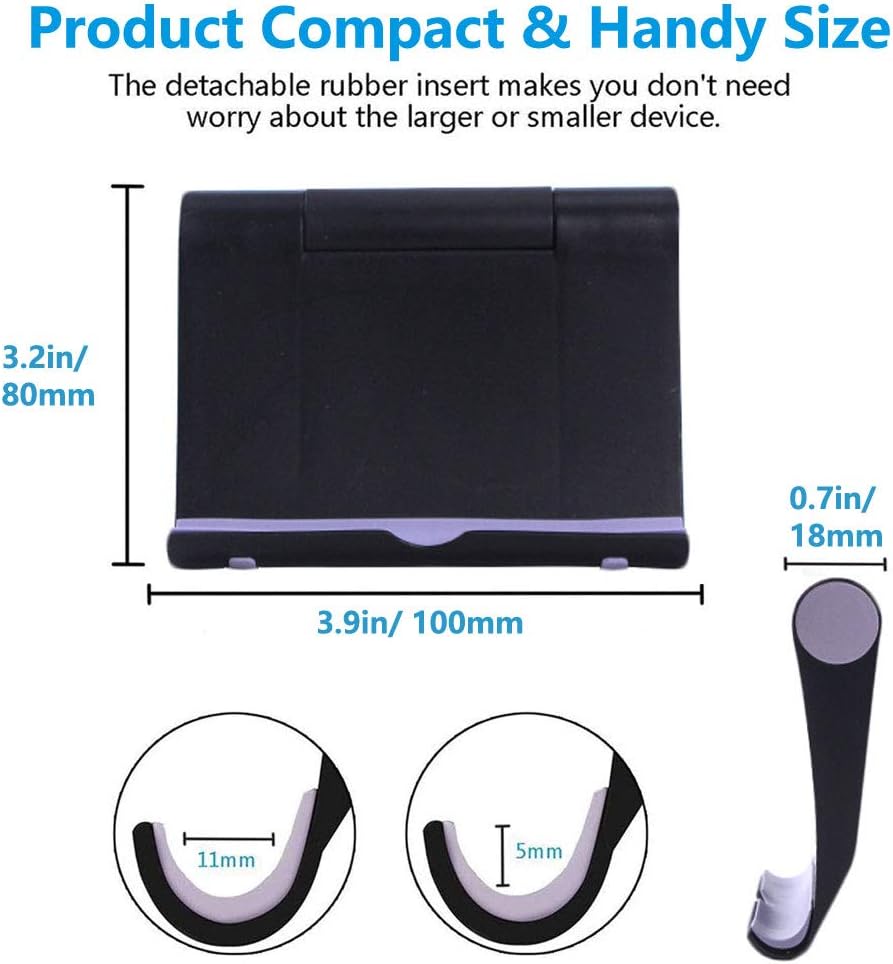 2 Pack Portable Fold-up Stand,  Cradle Desktop Travel Holder  - AWXW207 2557-2