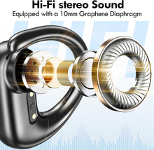 Load image into Gallery viewer, Wireless Ear-hook Earphones ,  Charging Case True Stereo Over the Ear Headphones Bluetooth Earbuds  - AWXW142 2491-2