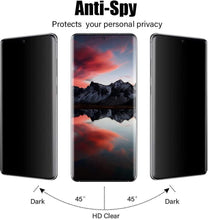 Load image into Gallery viewer, 2 Pack Privacy Screen Protector,  Anti-Peep Anti-Spy Fingerprint Works TPU Film  - AW2SP13 2159-2