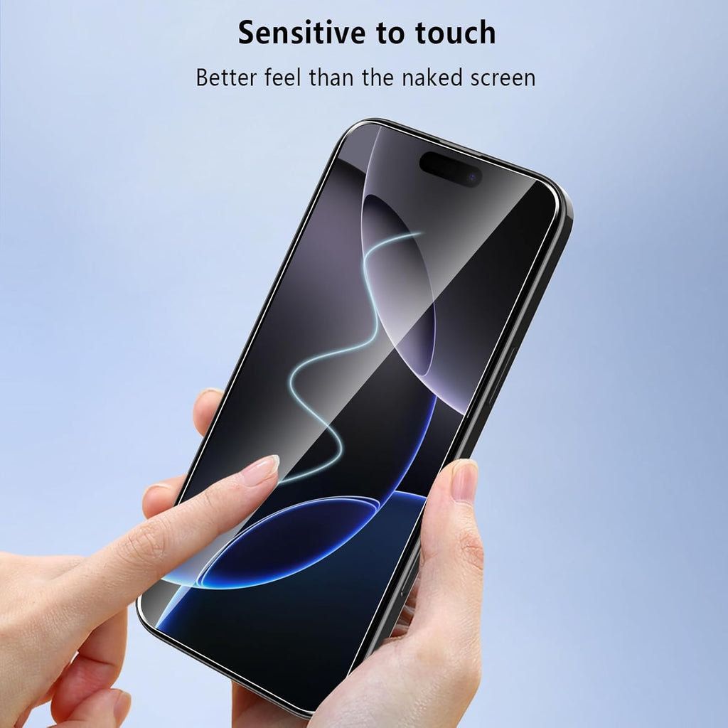 2 Pack Screen Protector,  (Fingerprint Unlock) Full Cover HD Clear Matte Tempered Glass  - AW2SP02 2148-5