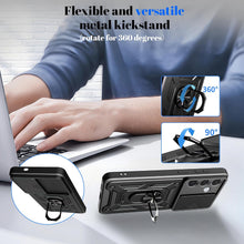 Load image into Gallery viewer, Hybrid Case Cover,  Shockproof Kickstand Lens Protects Metal Ring  - AWXW67 2403-7