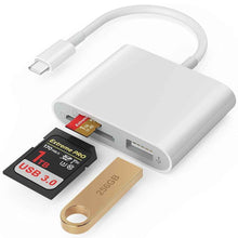 Load image into Gallery viewer, 3-in-1 USB-C Adapter,  TYPE-C  MicroSD Slot Card Reader  - AWP21 2254-2