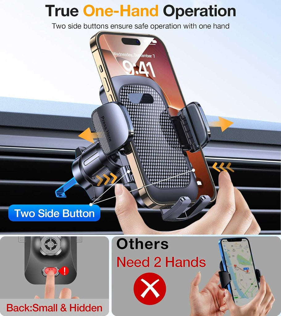 Car Mount,  Phone Holder Adhesive Base Air Vent Windshield  - AWXW214 2564-6