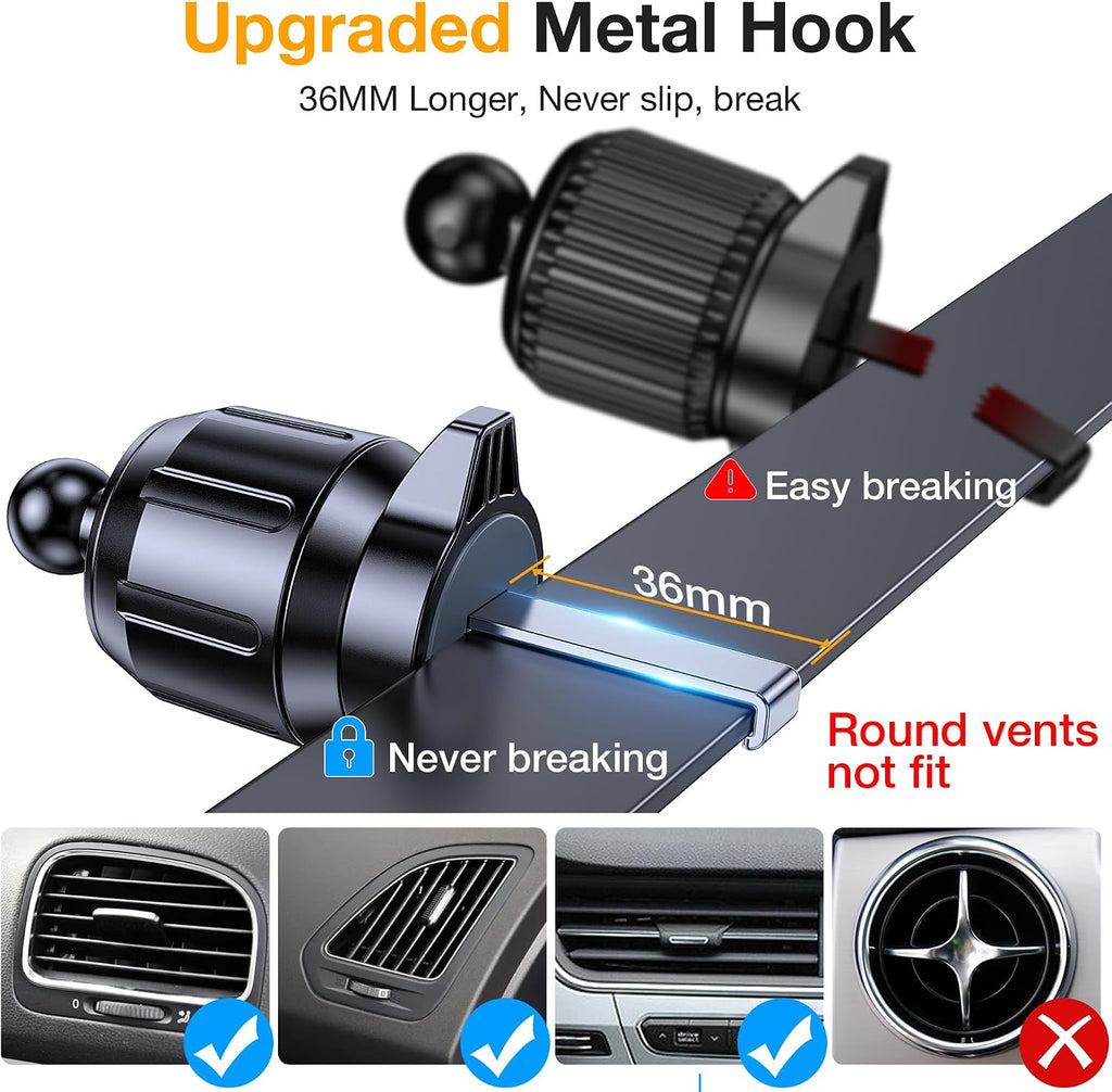 Car Mount,  Phone Holder Adhesive Base Air Vent Windshield  - AWXW214 2564-9