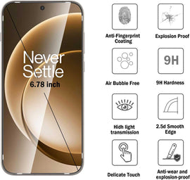 2 Pack Screen Protector,  (Fingerprint Unlock) Full Cover HD Clear Tempered Glass  - AW2SP75 2313-2