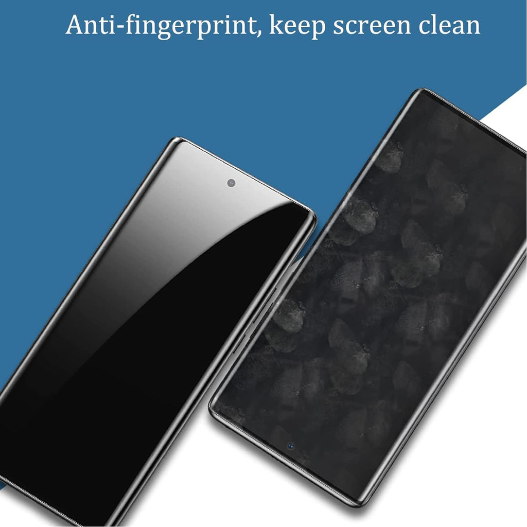 2 Pack Privacy Screen Protector,  Anti-Peep Anti-Spy Fingerprint Works TPU Film  - AW2V51 2074-4