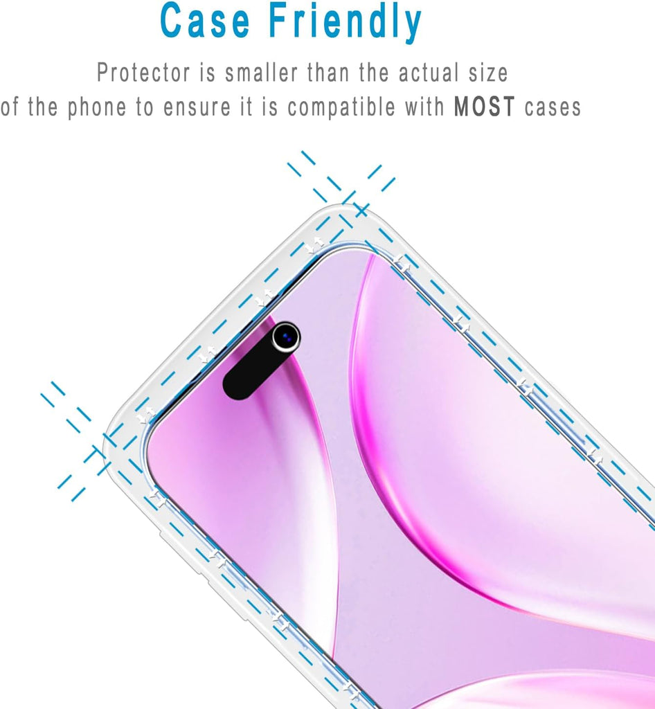 2 Pack Privacy Screen Protector,  Anti-Peep Anti-Spy Curved Tempered Glass  - AWXW249 2606-5