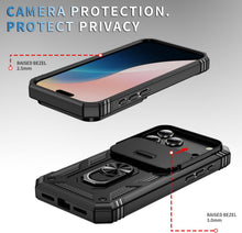 Load image into Gallery viewer, Hybrid Case Cover,  Shockproof Kickstand Lens Protects Metal Ring  - AWXW106 2448-2