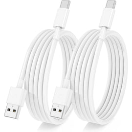 2 Pack 20 inch USB-C Cables,  Data Sync Power Wire TYPE-C Cord Fast Charge  - AWR94 2333-1