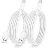 2 Pack 20 inch USB-C Cables, Data Sync Power Wire TYPE-C Cord Fast Charge - AWR94