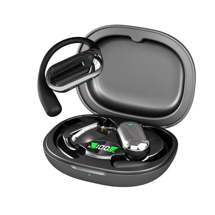  Wireless Ear-hook OWS Earphones ,   Charging Case   True Stereo   Over the Ear Headphones   Bluetooth Earbuds   - AWXZ95 2093-1