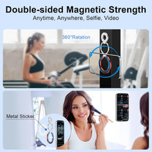 Load image into Gallery viewer, Metal Magnetic Ring Phone Holder ,  Desk Stand Folding Kickstand Orange  - AWXW219 2569-2