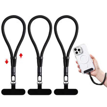Load image into Gallery viewer, 3 Pack Phone Lanyard,  Black For Phone Cases  Wrist Straps Adjustable  - AWXW262 2623-1