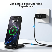 Load image into Gallery viewer, Foldable Wireless Charger,  Charging Pad  Stand Folding 15W Fast  - AWXW204 2554-2