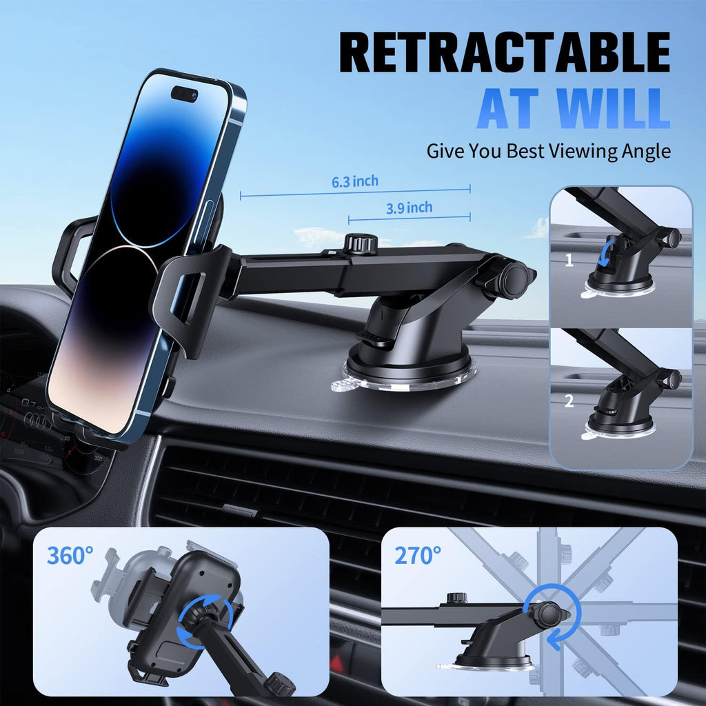 Car Mount,  Glass Cradle Phone Holder  Air Vent   Windshield   - AWD38 1999-4
