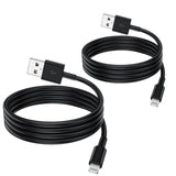 2 Pack 6ft Long Cable , Sync Chord Fast Charge Power Wire Charger USB Cord - AWXS08