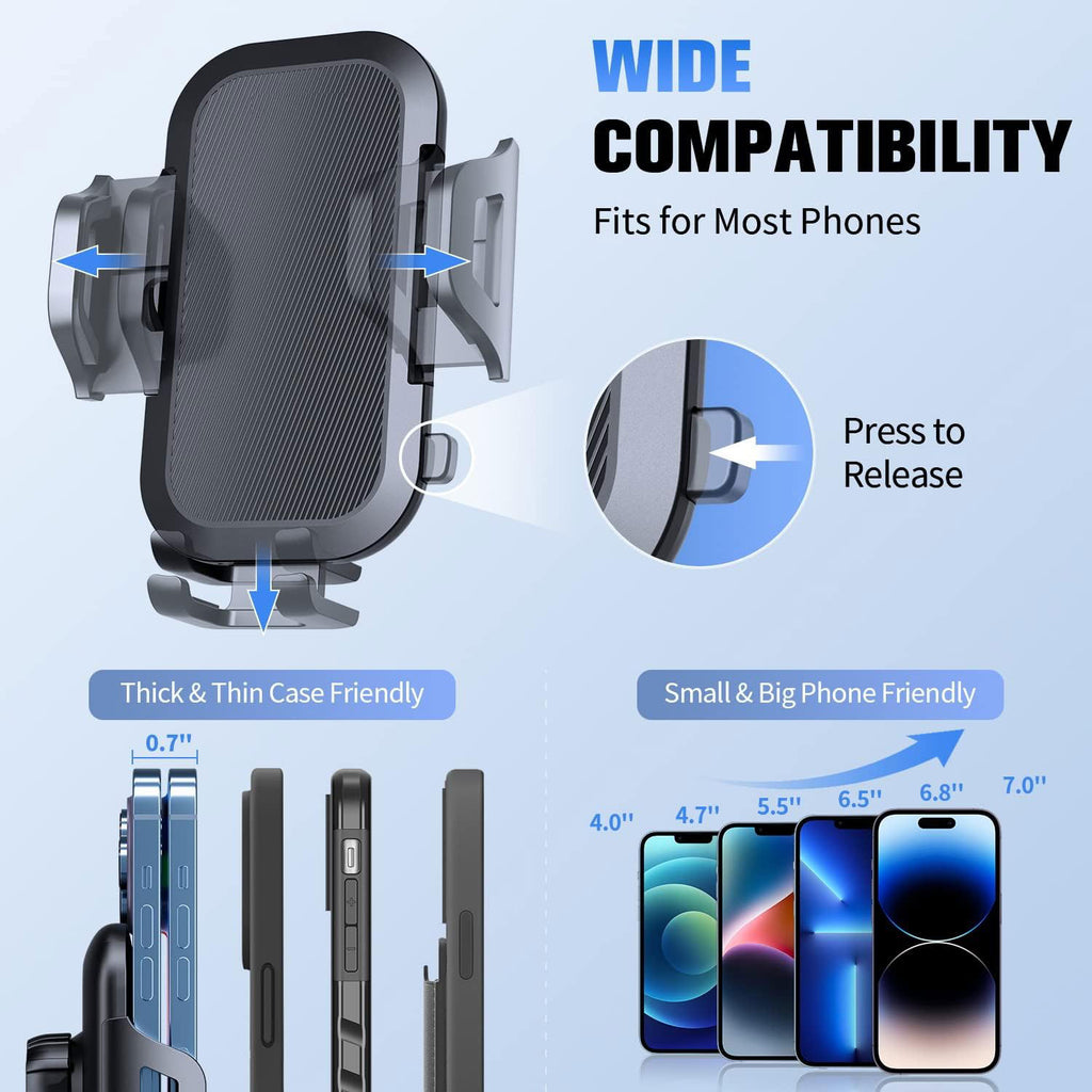 Car Mount,  Glass Cradle Phone Holder  Air Vent   Windshield   - AWD38 1999-3