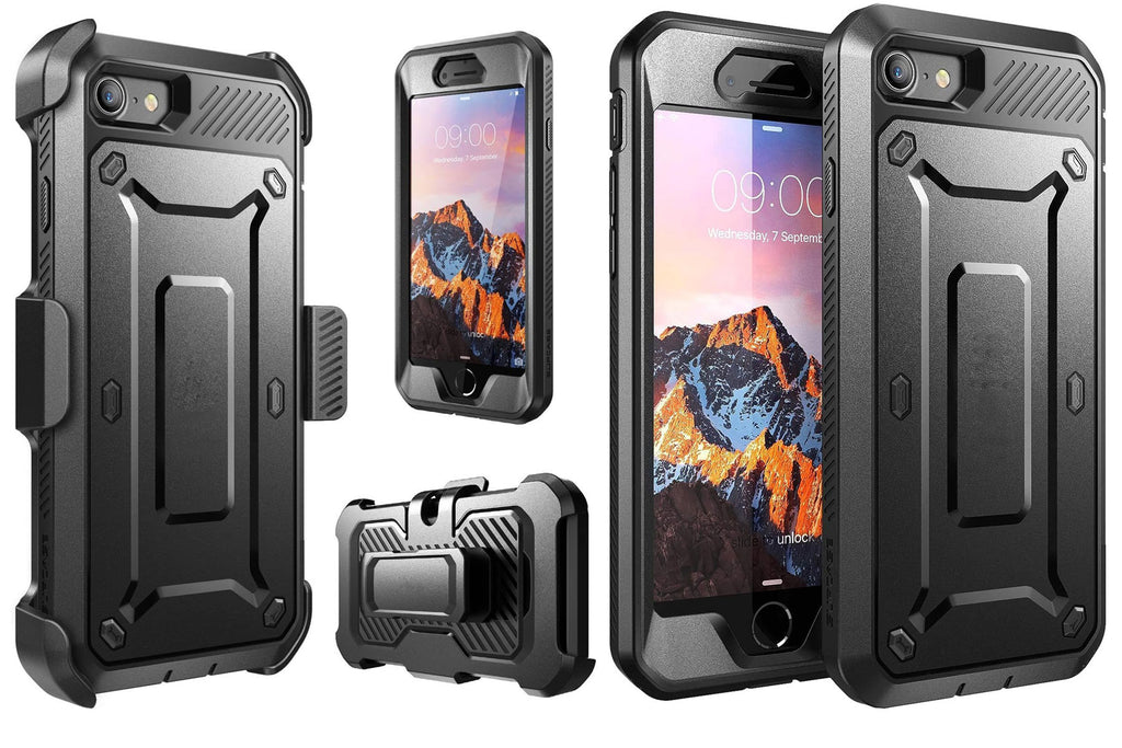 Case Belt Clip,  Slim Fit Hybrid Built-in Screen Protector Swivel Holster  - AWN33 124-8