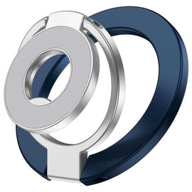 Metal Magnetic Ring Phone Holder ,  Desk Stand Folding Kickstand Blue  - AWXW218 2568-1