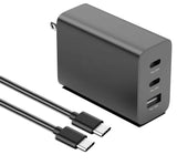 65W Fast Home Wall Charger, QC3.0 Adapter Type-C Power Cord 6ft Long Cable PD USB-C - AWL31