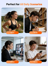 Load image into Gallery viewer, Wired TYPE-C Earphones,  Headset w Mic Magnetic Headphone USB-C Earbuds  - AWC89 2574-5