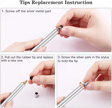 Load image into Gallery viewer, Stylus,  Lightweight Aluminum Fiber Tip Touch Screen Pen  - AWZ51 1677-4