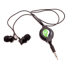 Load image into Gallery viewer, Retractable Earphones,  3.5mm w Mic Earbuds Hands-free  Headphones  - AWD51 2328-1