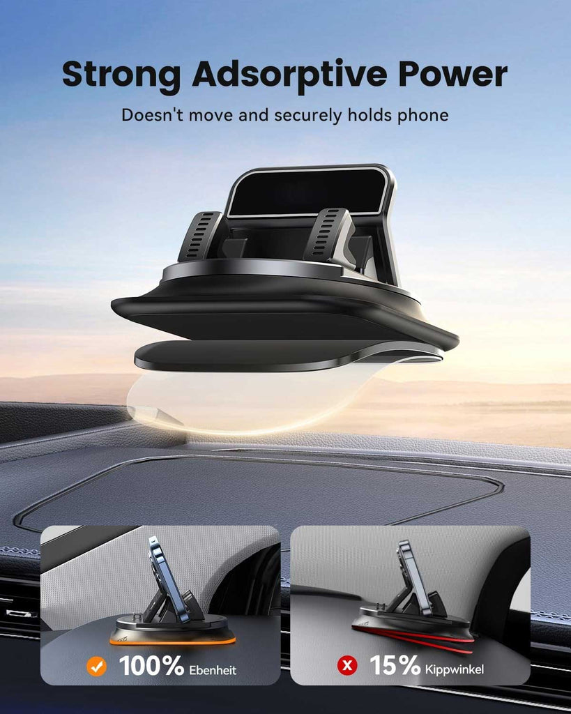 Car Mount,  One-Hand Operation Holder 360 Degree Rotation Dashboard Non-Slip  - AWXW201 2551-3